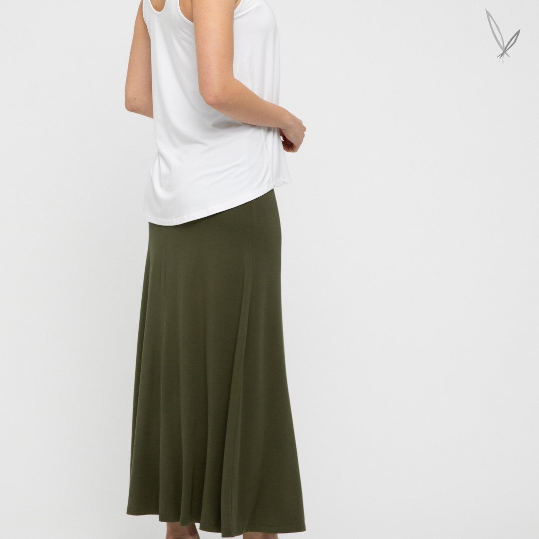 Lana Skirt - Dark Olive