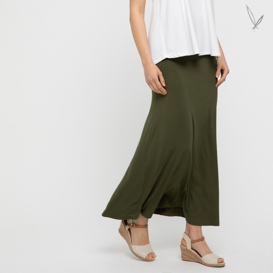 Lana Skirt - Dark Olive