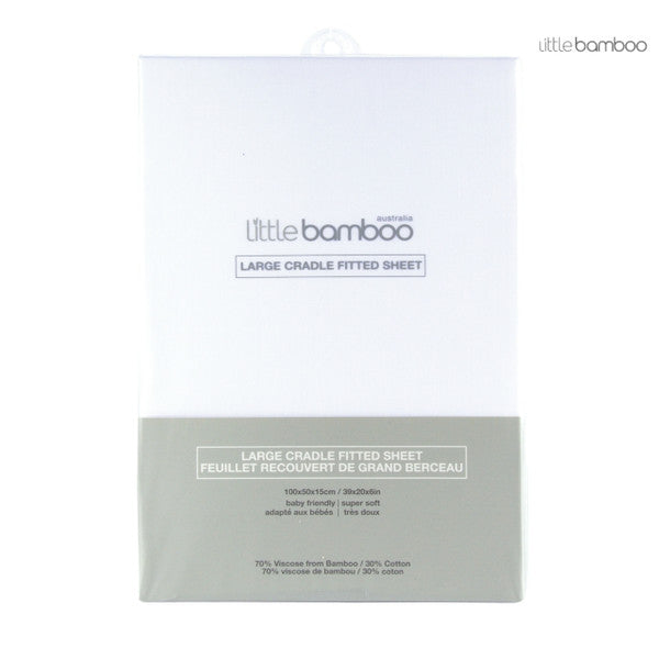 Little Bamboo Large Cradle Fitted Sheet  | LIMITED