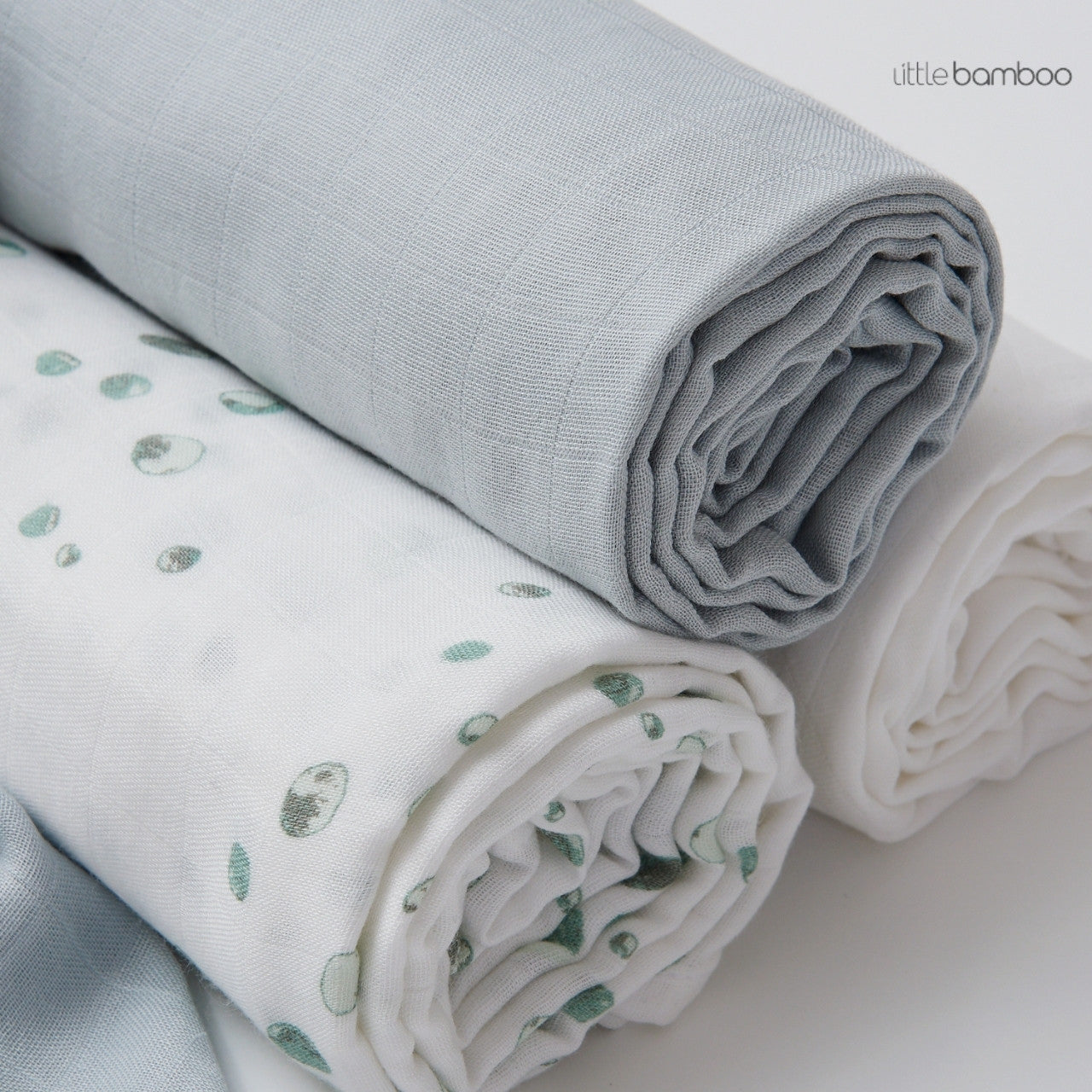 Little Bamboo Muslin Wraps - Whisper