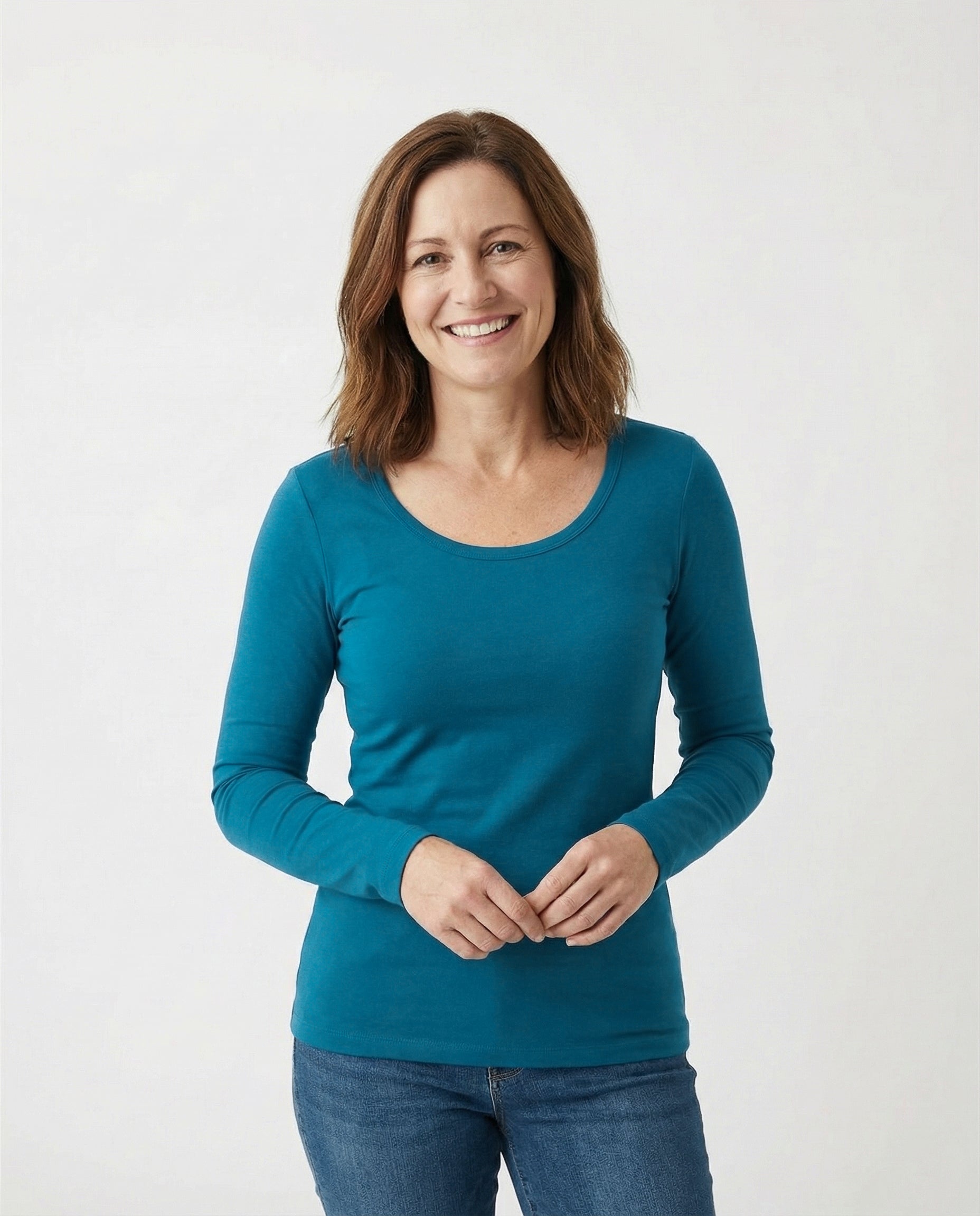 Bamboo Long Sleeved Teeshirt | Slim Fit
