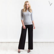 Luxe Wide Leg Pant - Black