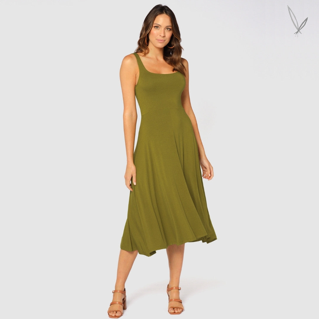 Melanie Dress - Cardamom