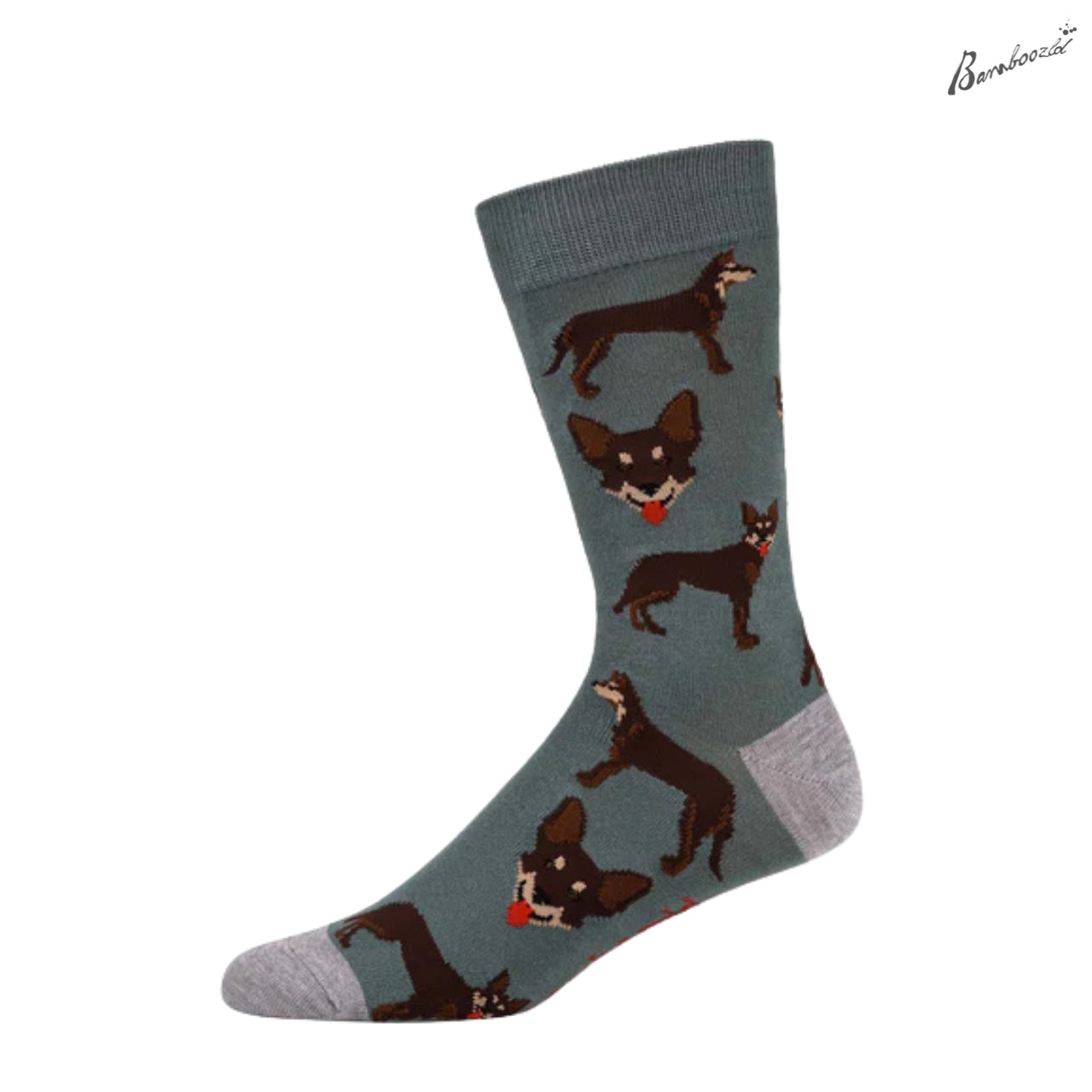 Bamboo Crew Sock - Kelpie