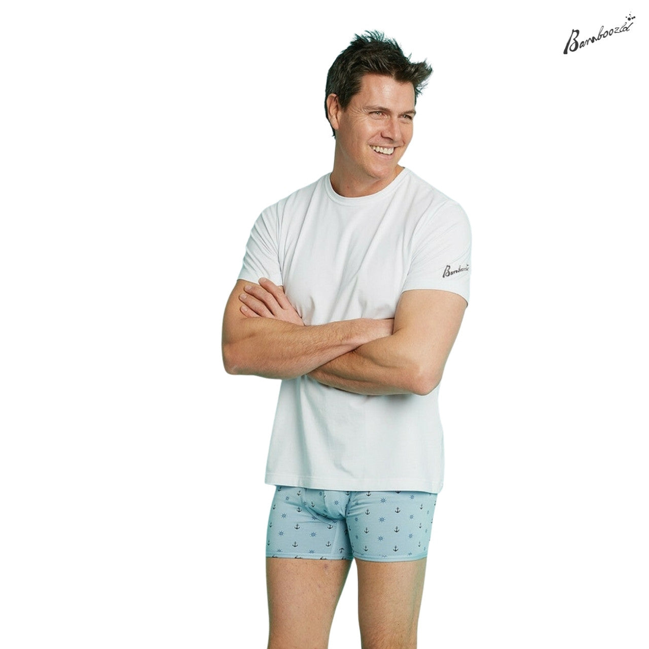 Bamboozld Classic Crew Neck Tee - White