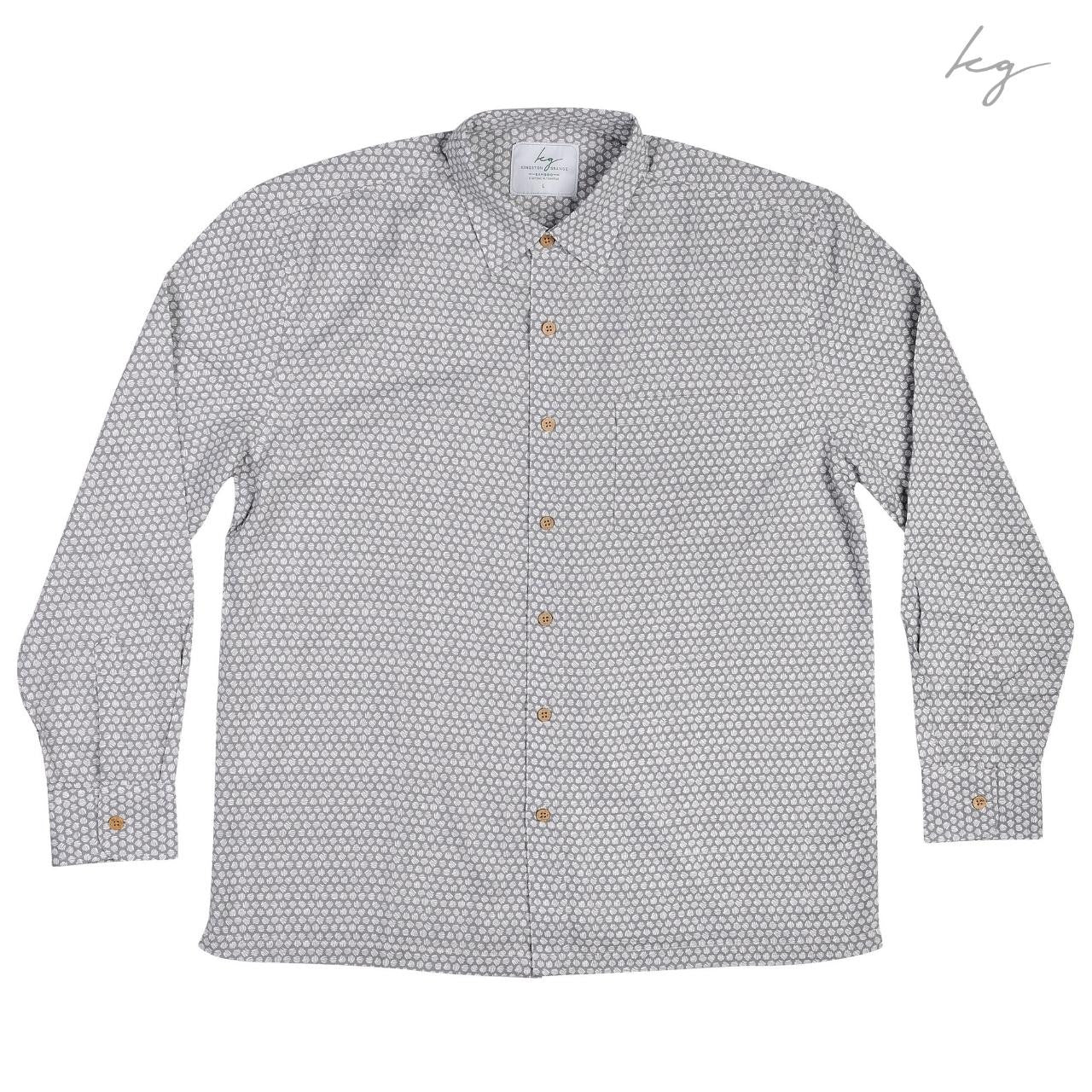 Men's Long Sleeve Shirt - Grey Balls