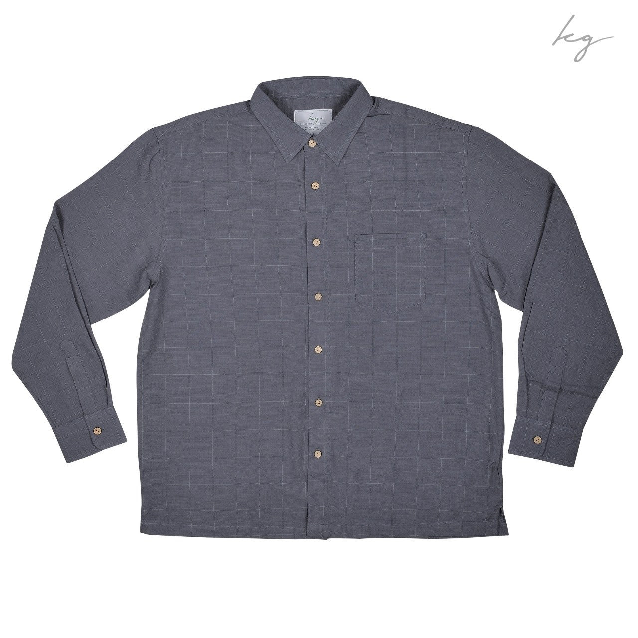 Men's Long Sleeve Shirt - Steel