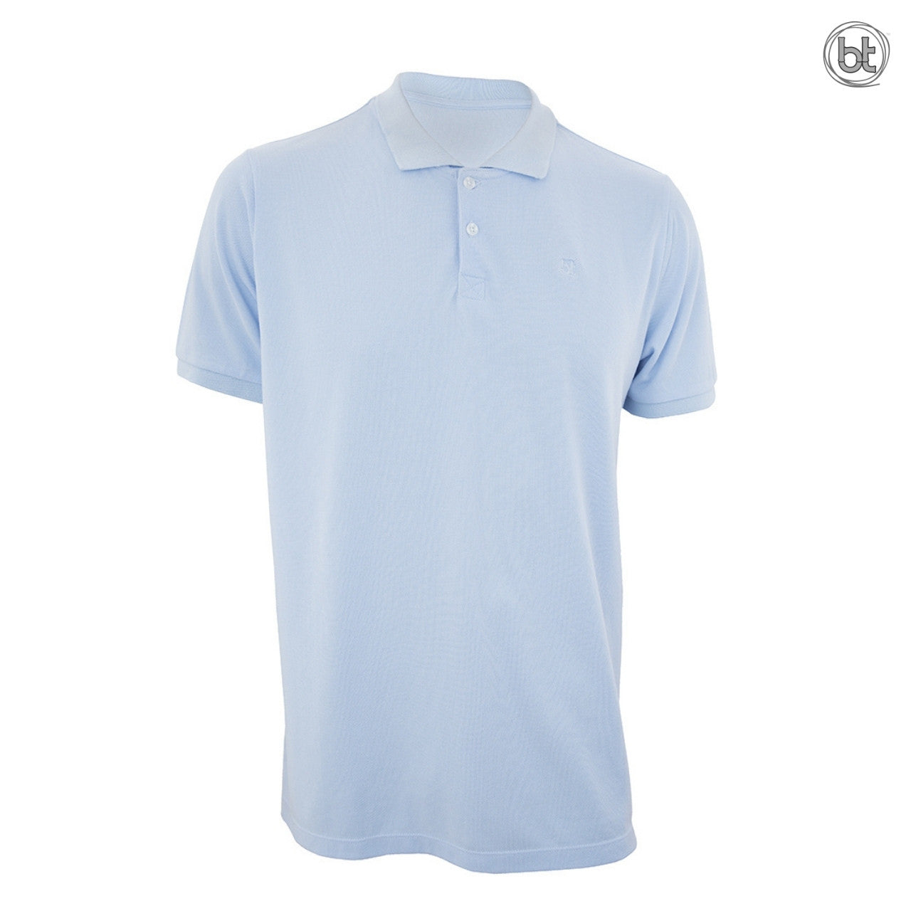 Men's Bamboo Polo Shirt - Chambray Blue