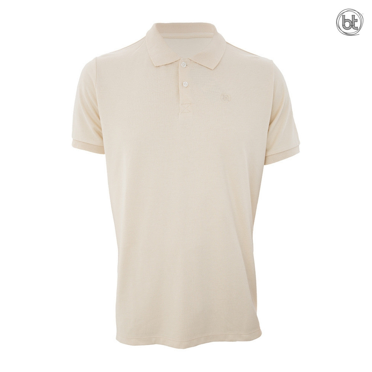 Men's Bamboo Polo Shirt - Wheat
