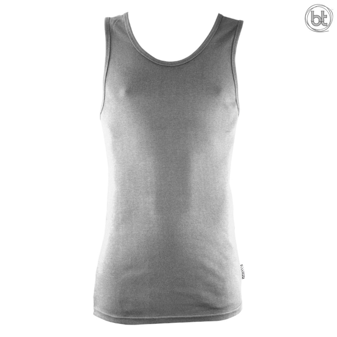Men's Bamboo Singlet - Light Grey