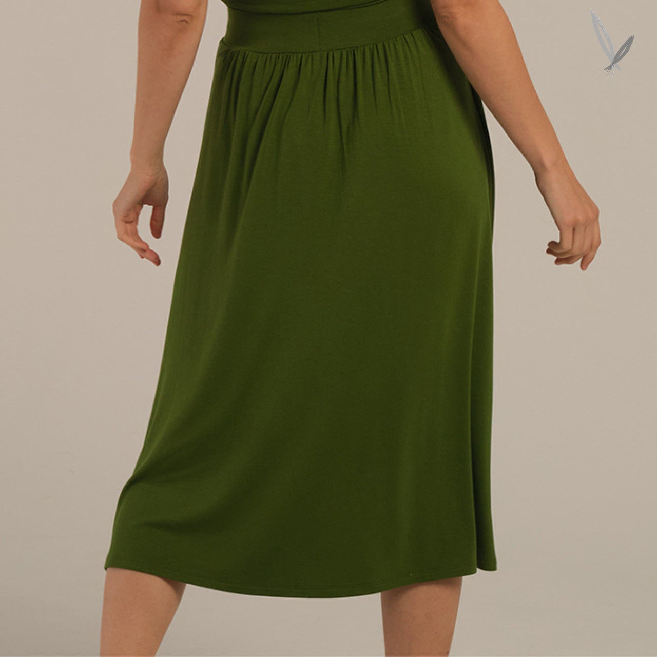 Bamboo Midi Skirt