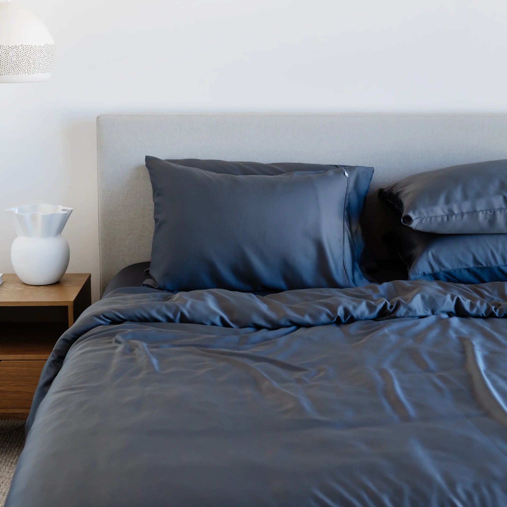 MTCo. Bamboo Quilt Cover - Midnight (Dark Grey)