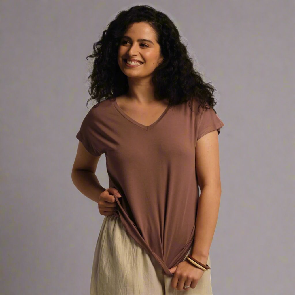 Belle V Neck Tee
