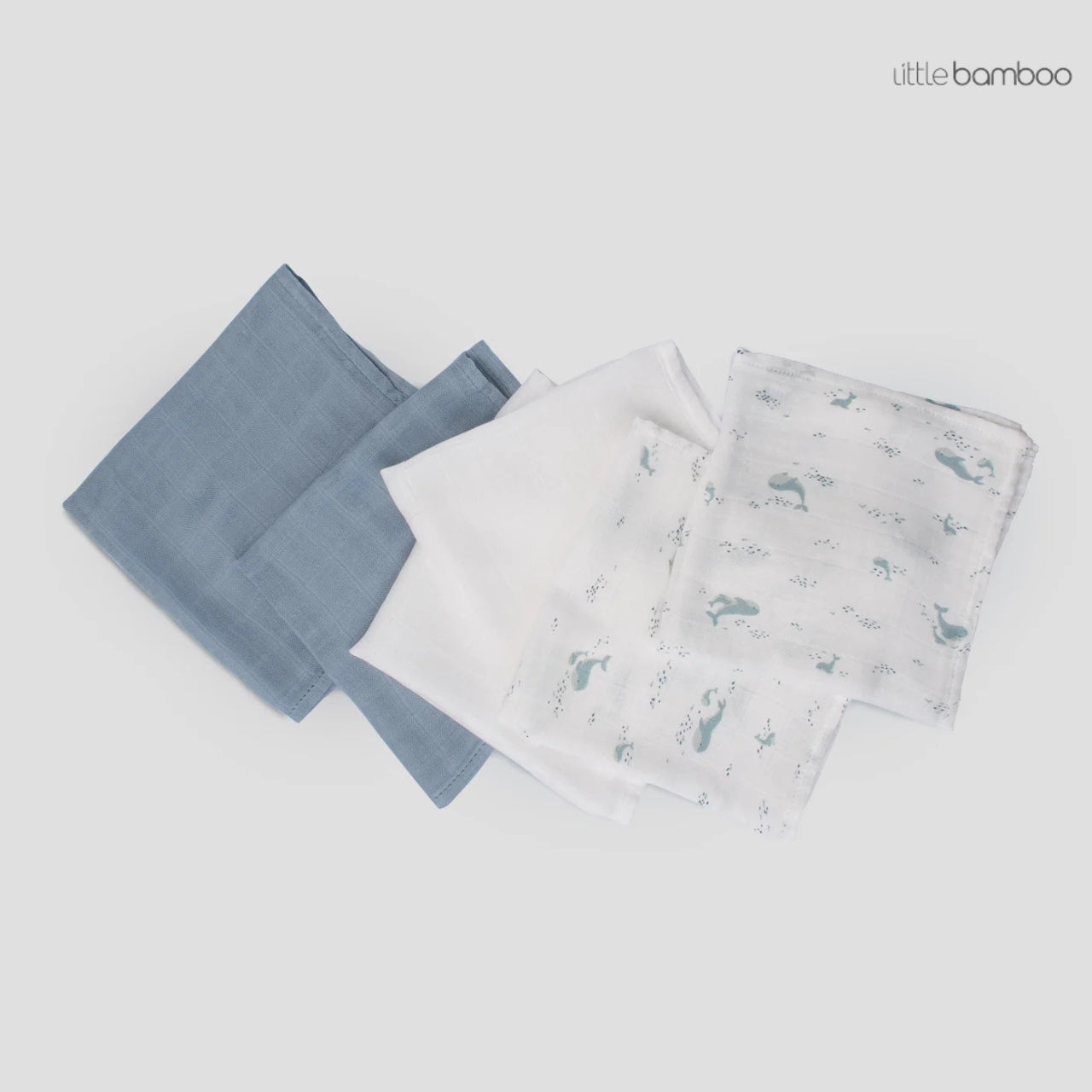 Little Bamboo Muslin Washers | 6-PACK