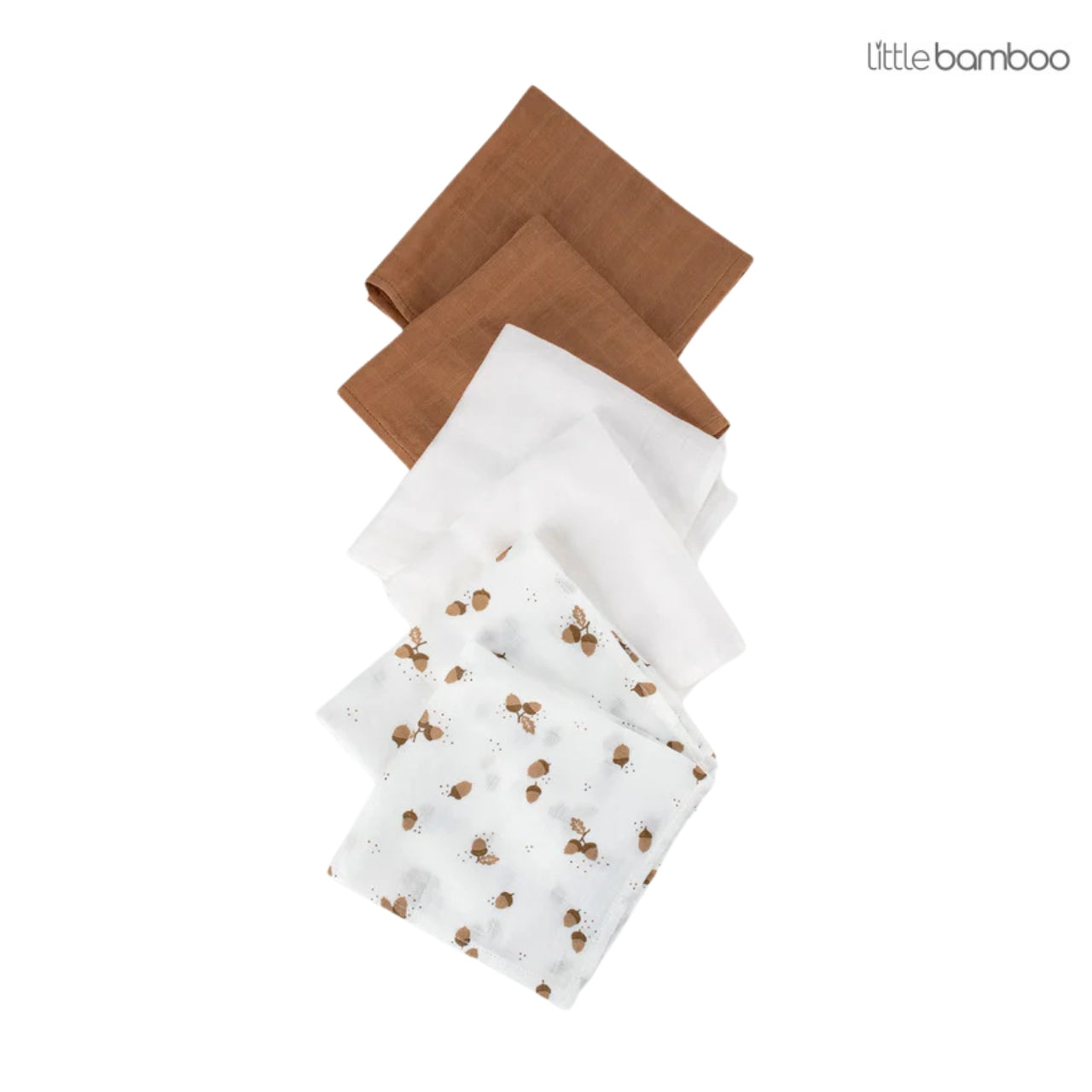 Little Bamboo Muslin Washers | 6-PACK