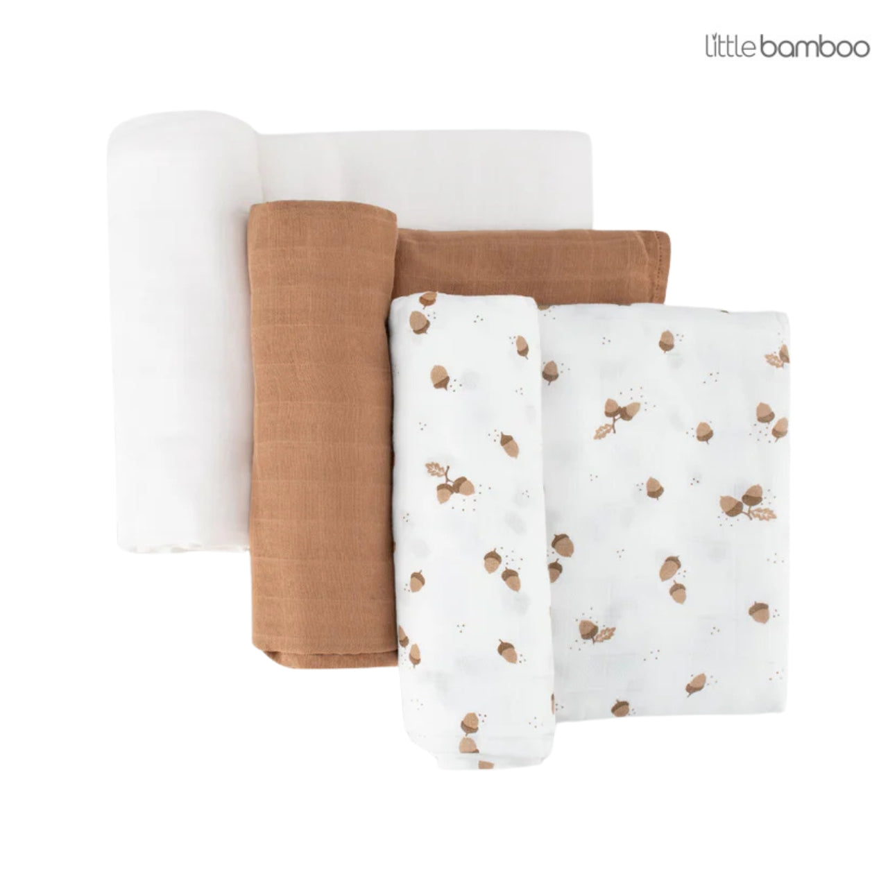Little Bamboo Muslin Wraps | 3-PACK