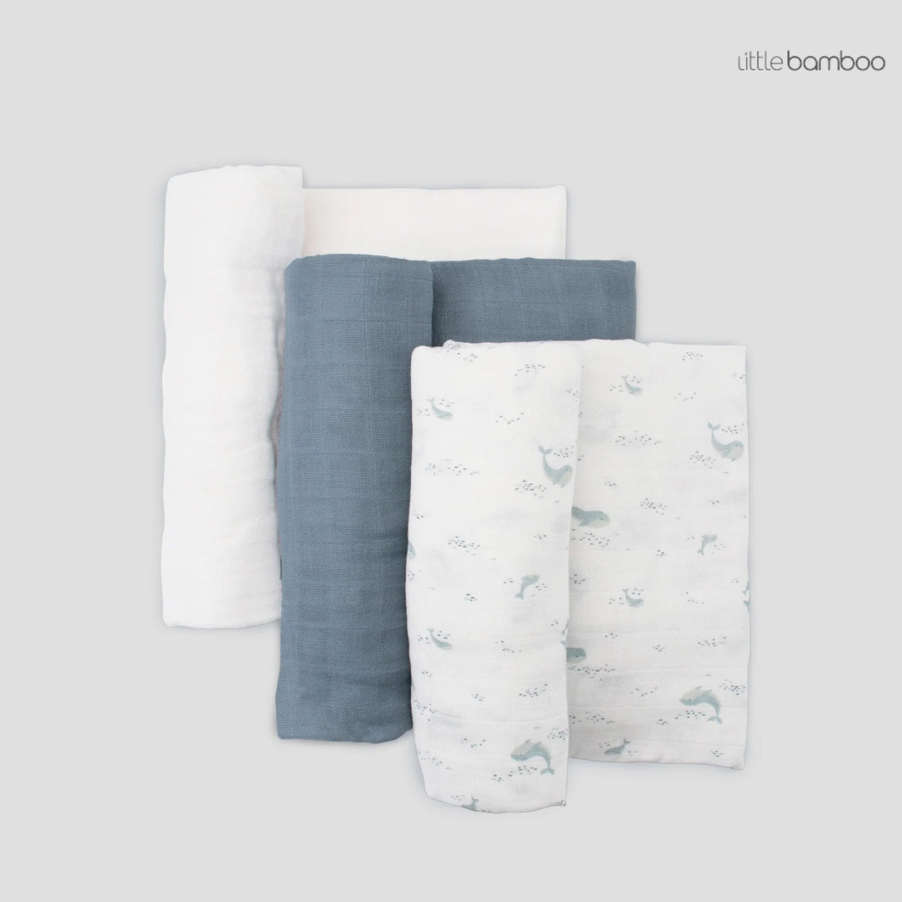 Little Bamboo Muslin Wraps | 3-PACK