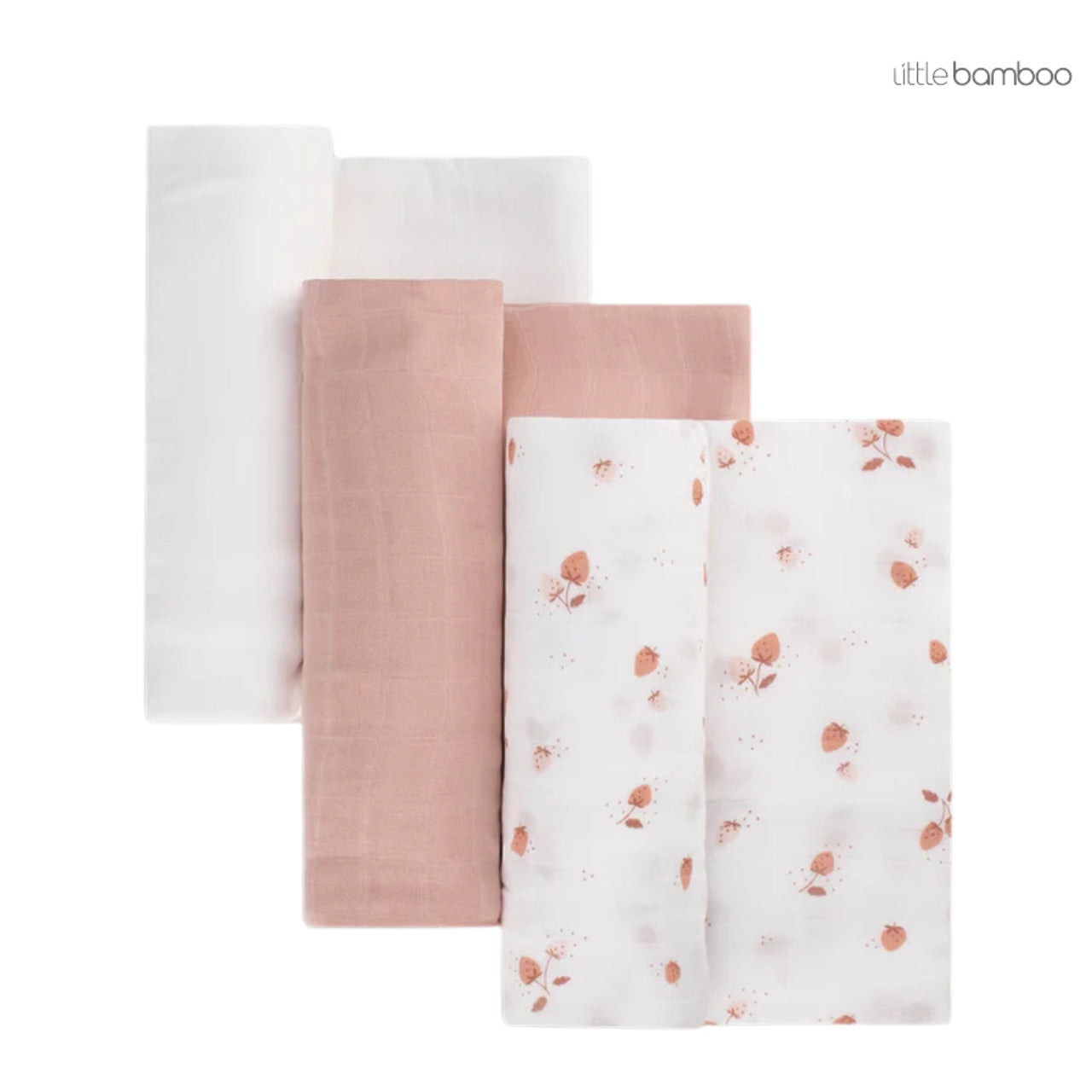 Little Bamboo Muslin Wraps | 3-PACK