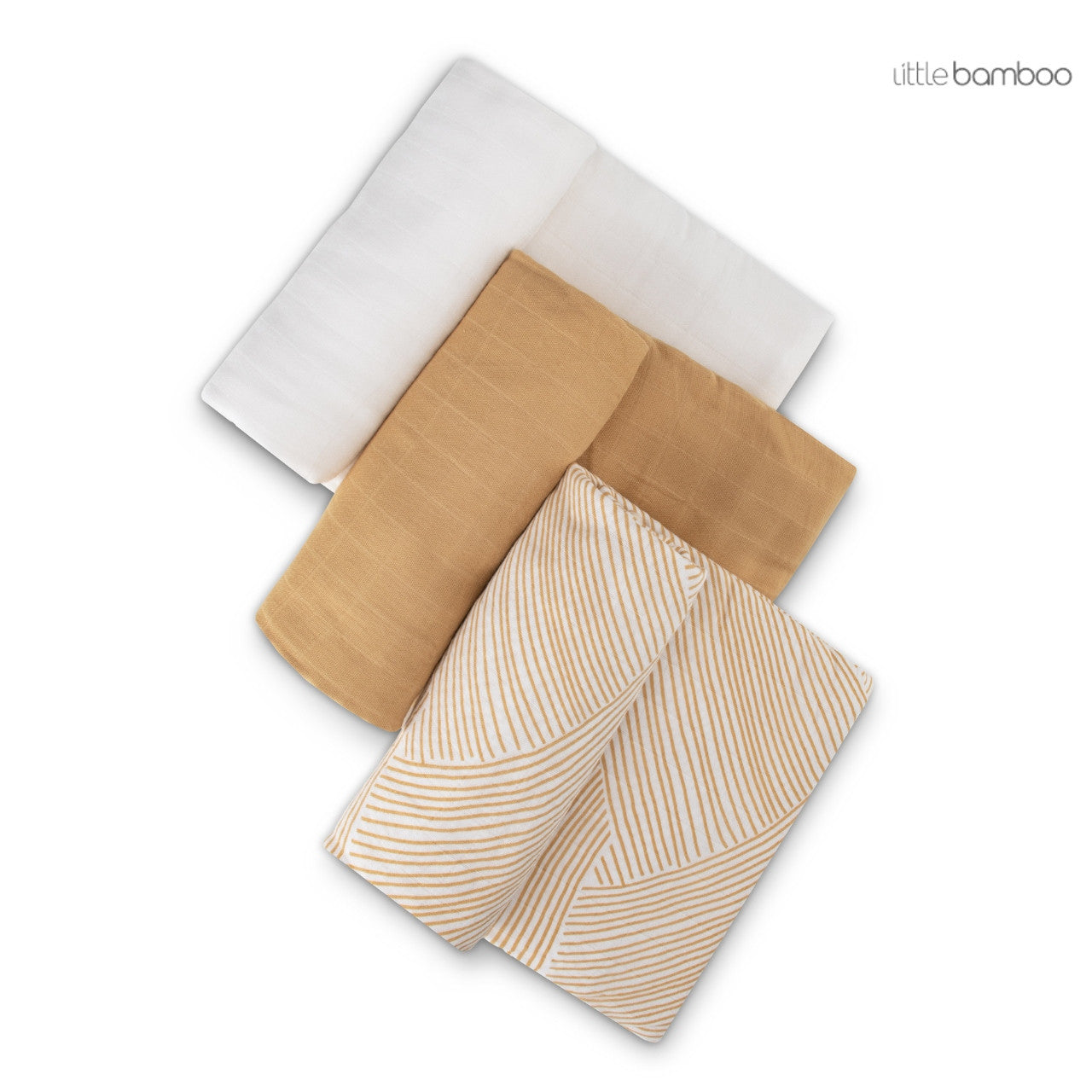 Little Bamboo Muslin Wraps | 3-PACK
