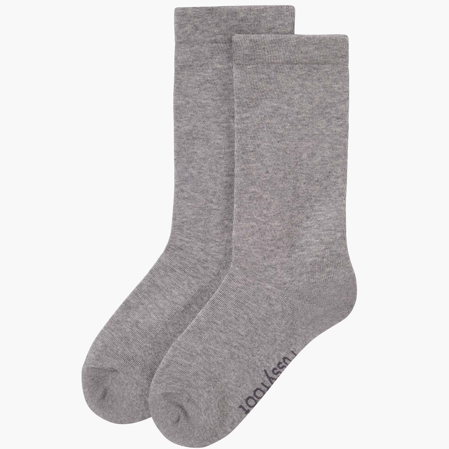 Pussyfoot Loose Top Health Socks - Grey