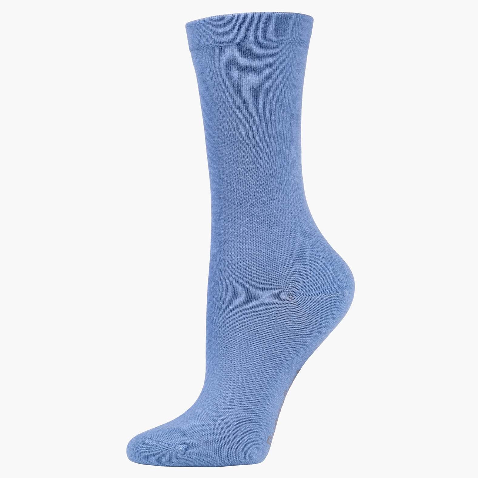 Pussyfoot Loose Top Health Socks - Light Blue