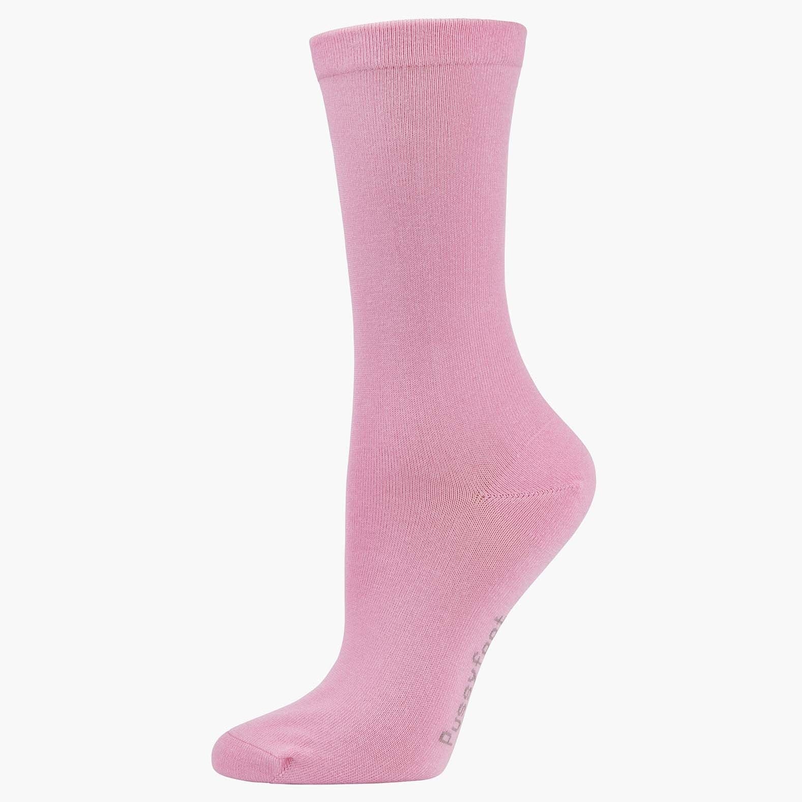 Pussyfoot Loose Top Health Socks - Light Pink