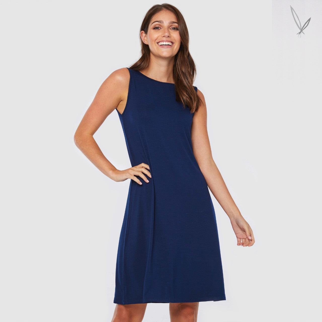 Adele Dress - Navy