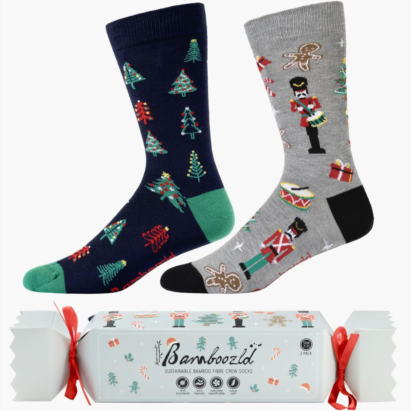 Bamboozld Xmas Cracker - Festive Nutcracker | 2-PACK