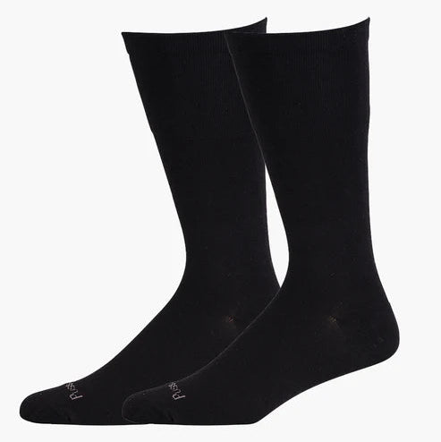 Pussyfoot Loose Top Health Socks - 2-Pack (Black)