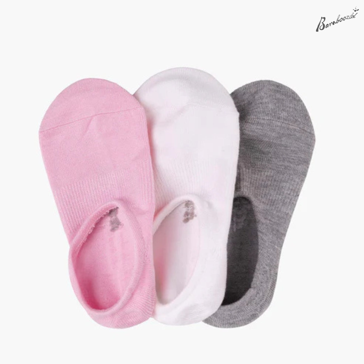 Pussyfoot Bamboo Footlet - Gel Heel Slip Resistant | 3-PACK