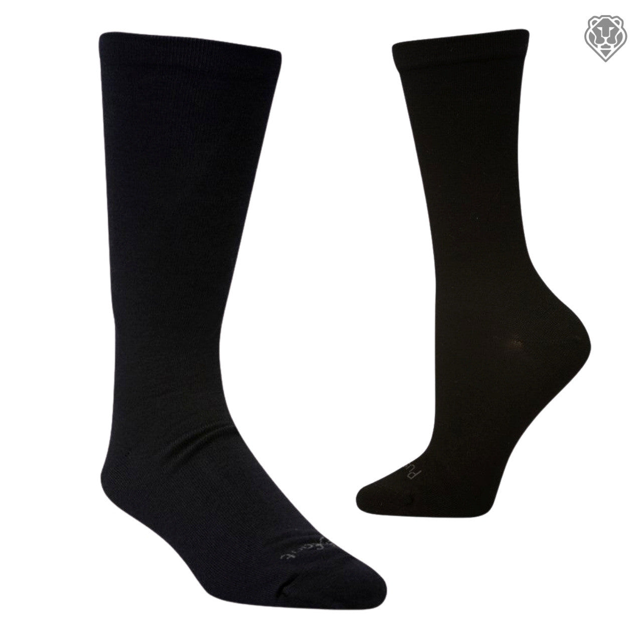  Loose Top Health Sock - Black