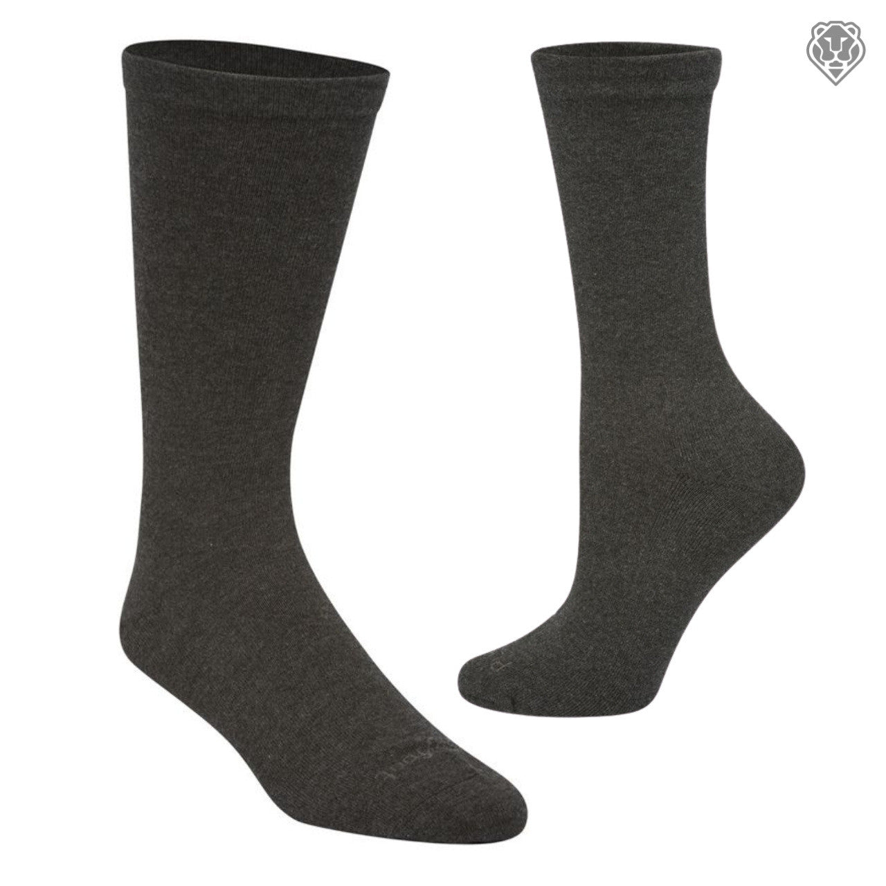 Loose Top Health Sock - Charcoal