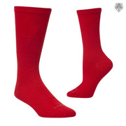 Loose Top Health Sock - Red