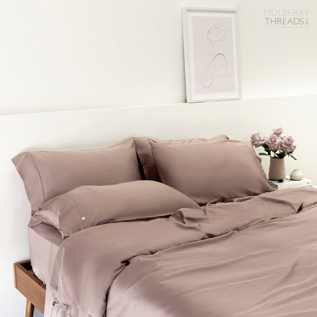 Bamboo Quilt Cover by MTC - Dusk