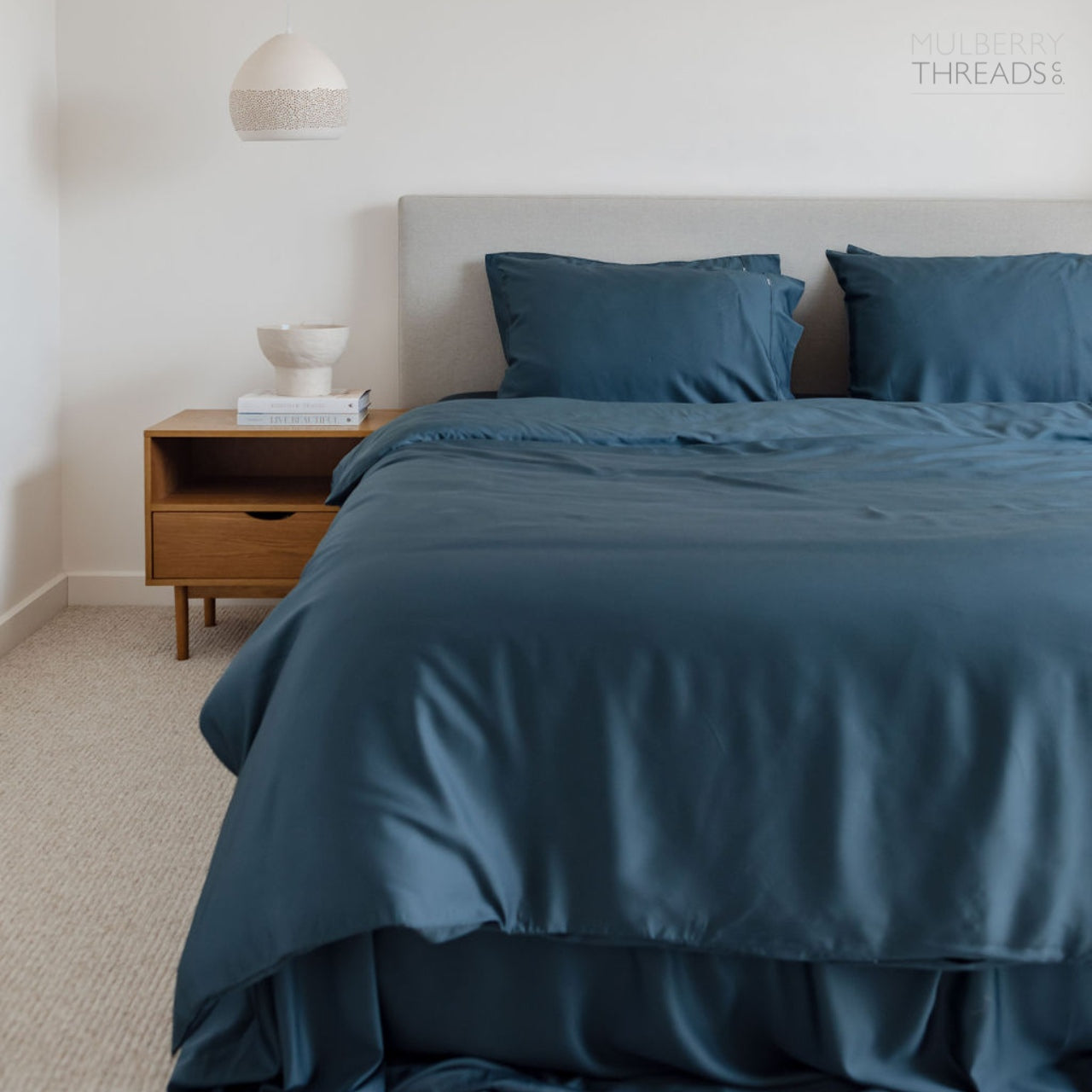 MTCo. Bamboo Quilt Cover - Navy | LIMITED