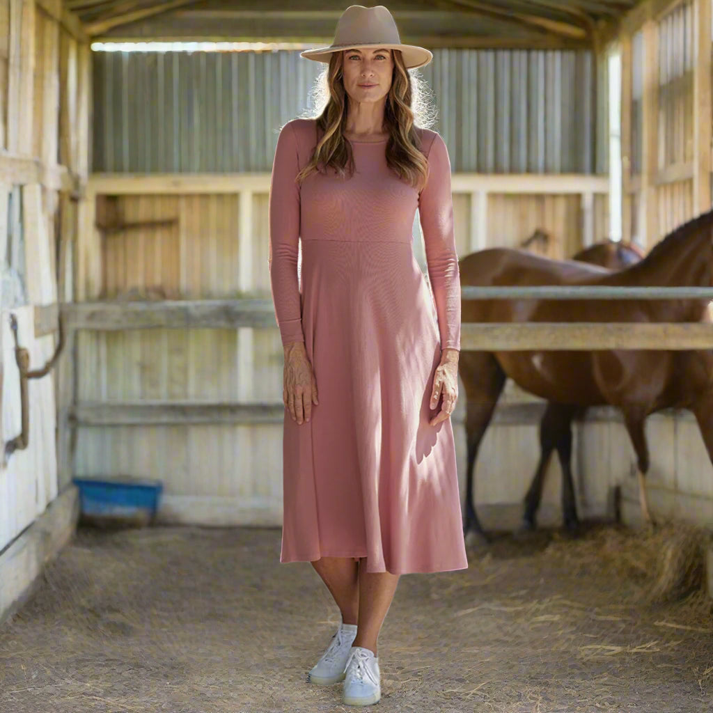 Olivia Ribbed Dress