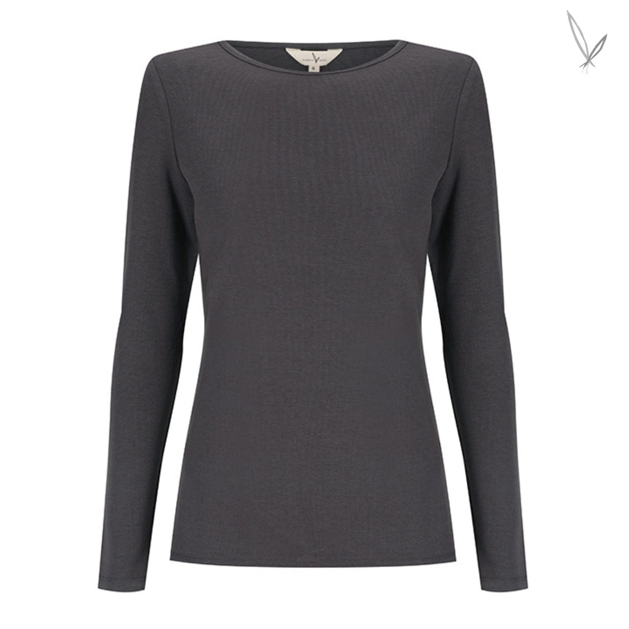Ribbed Boatneck Top