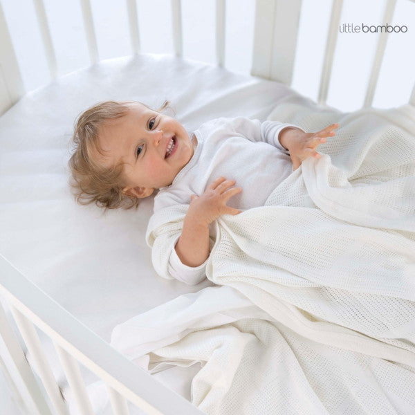 Little Bamboo Round Cot Fitted Sheet  | LIMITED