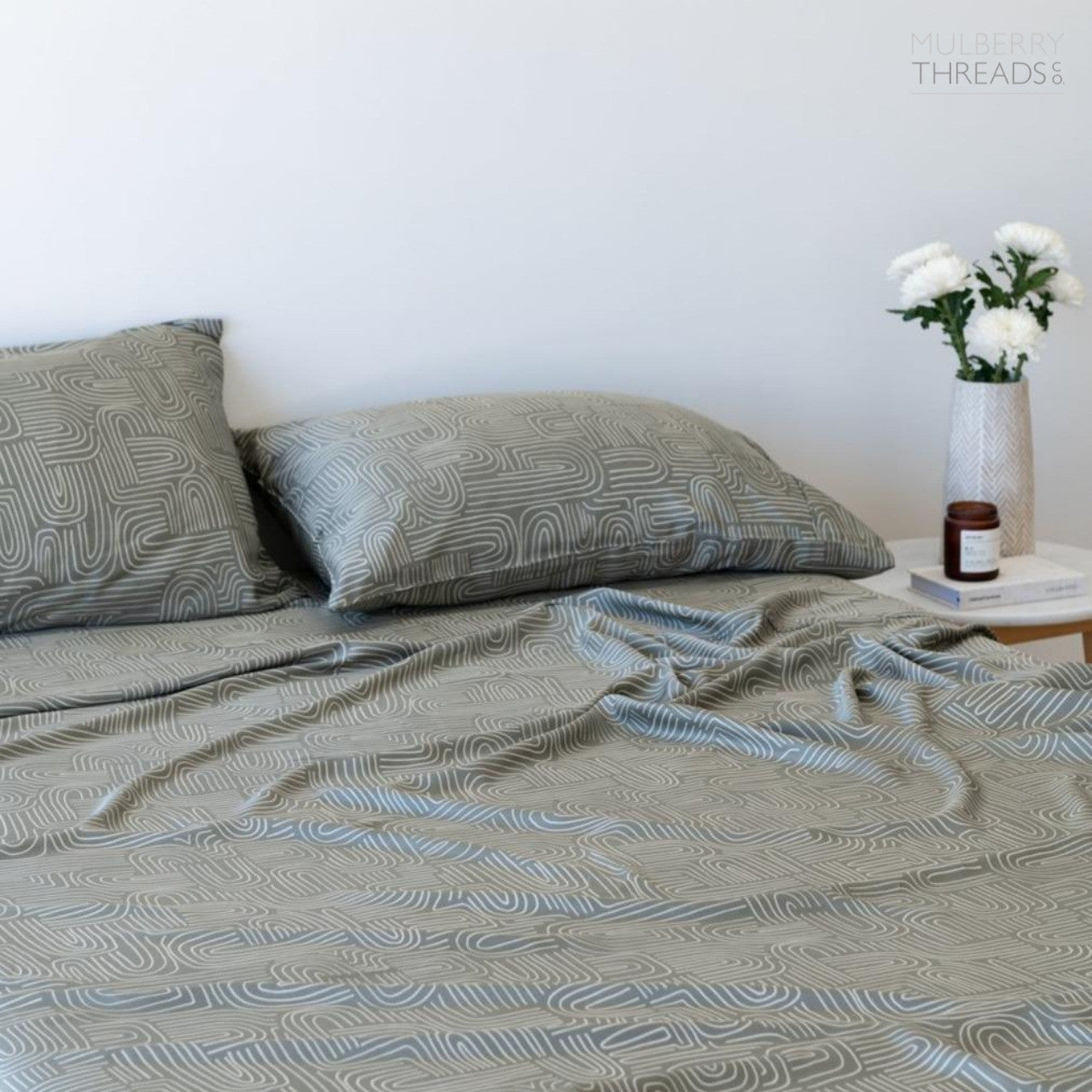 Bamboo Sheet Set - Eucalyptus Arches