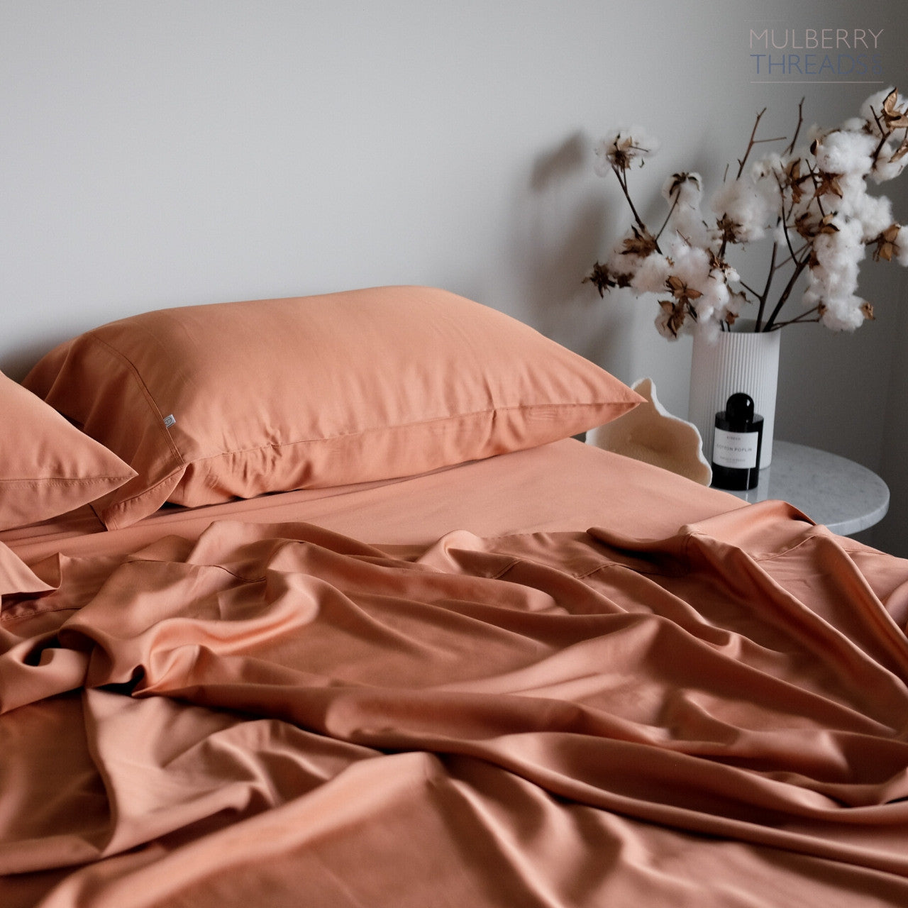 Bamboo Sheet Set - Rust