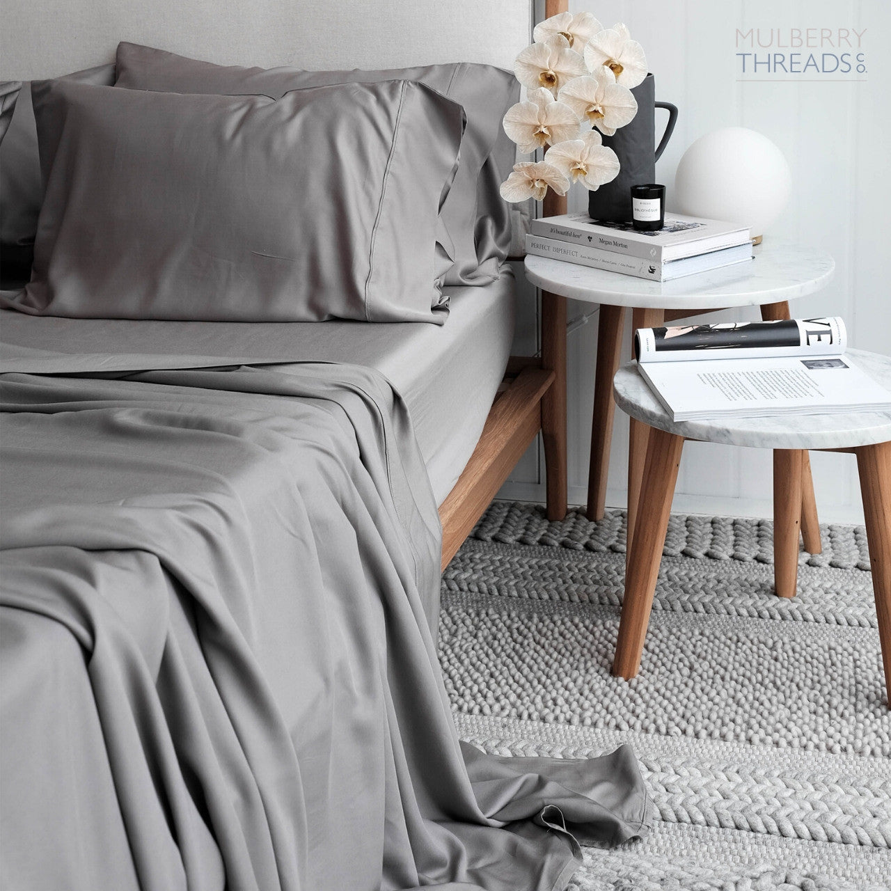 Bamboo Sheet Set - Steel