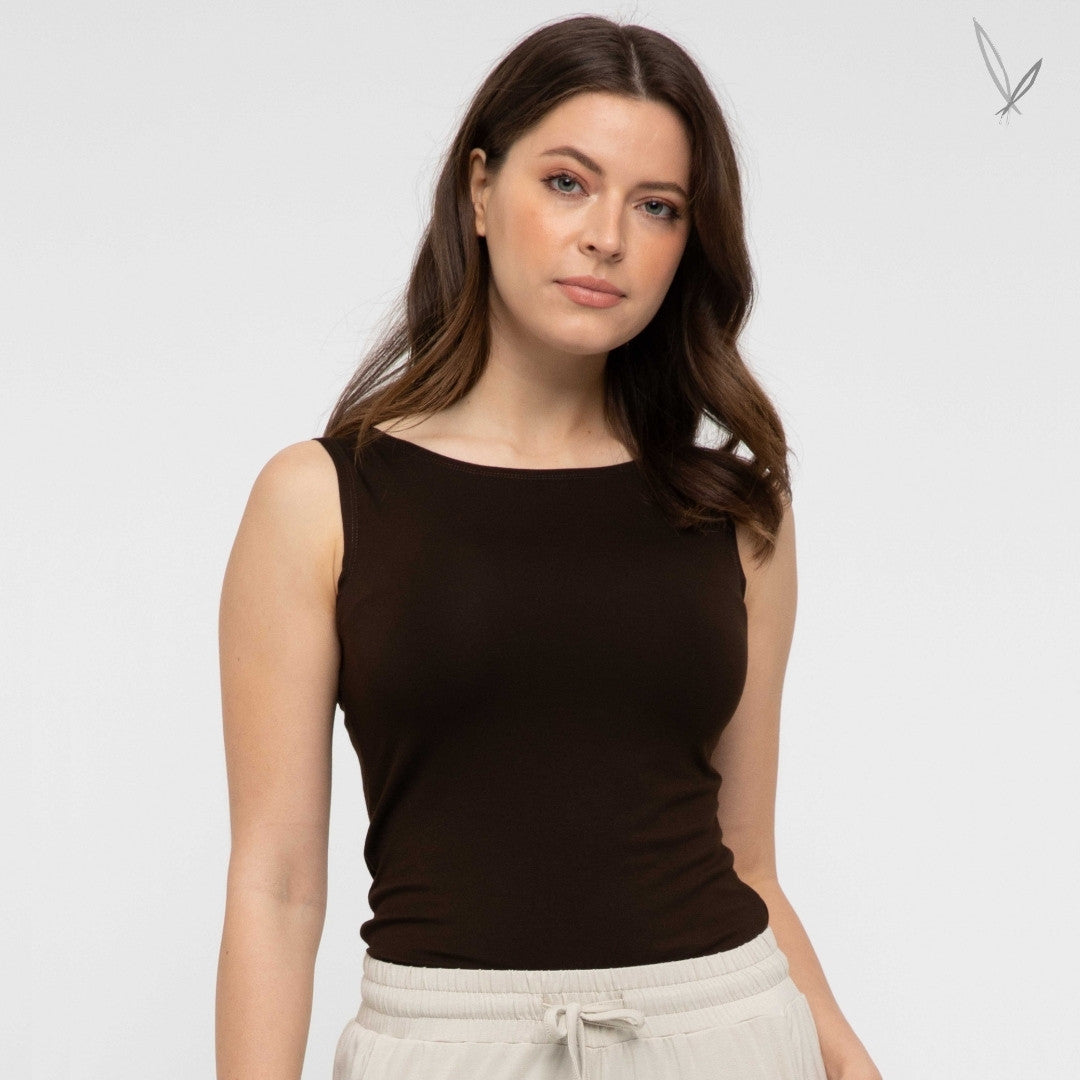 Shell Top - Chocolate