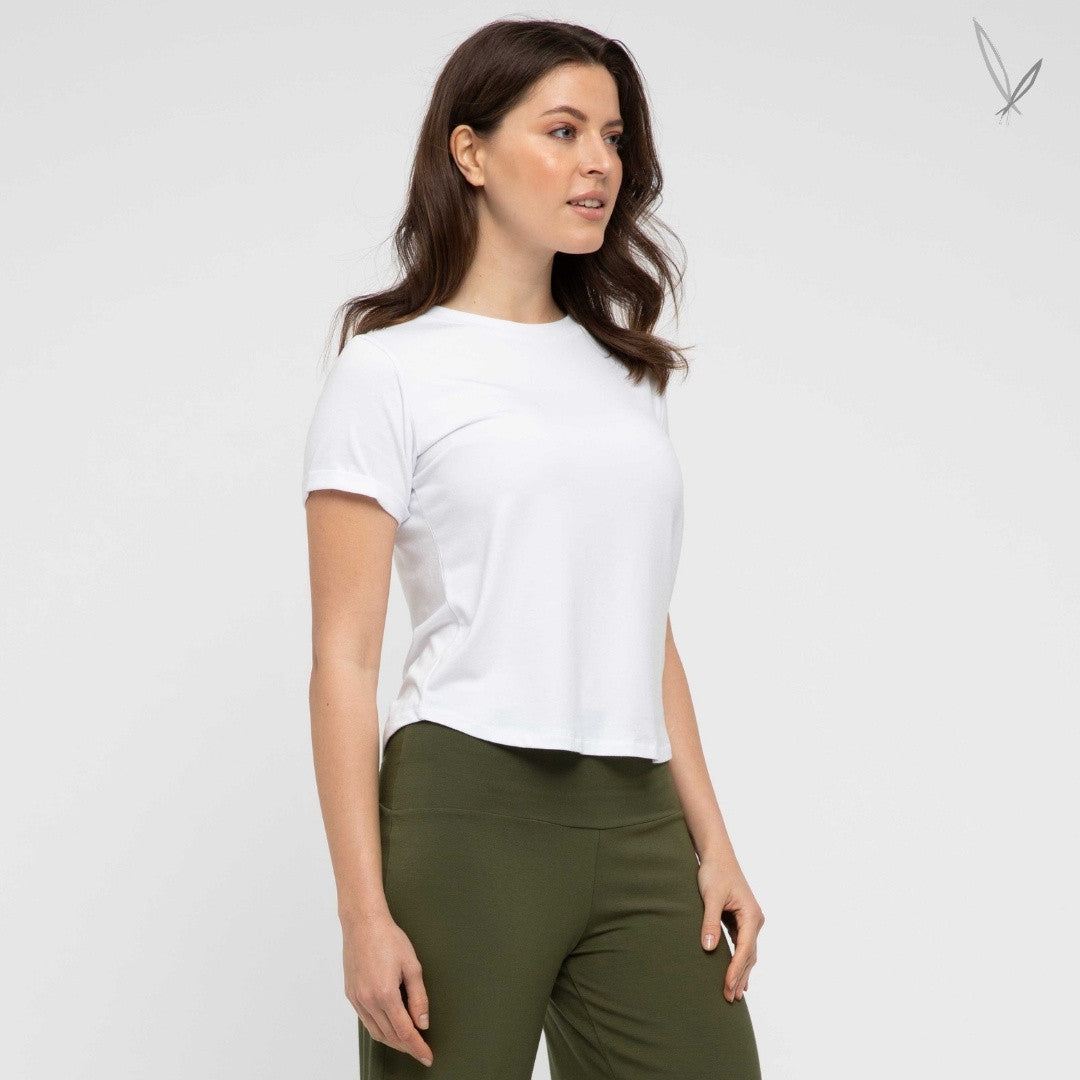 Shorter Tee - White
