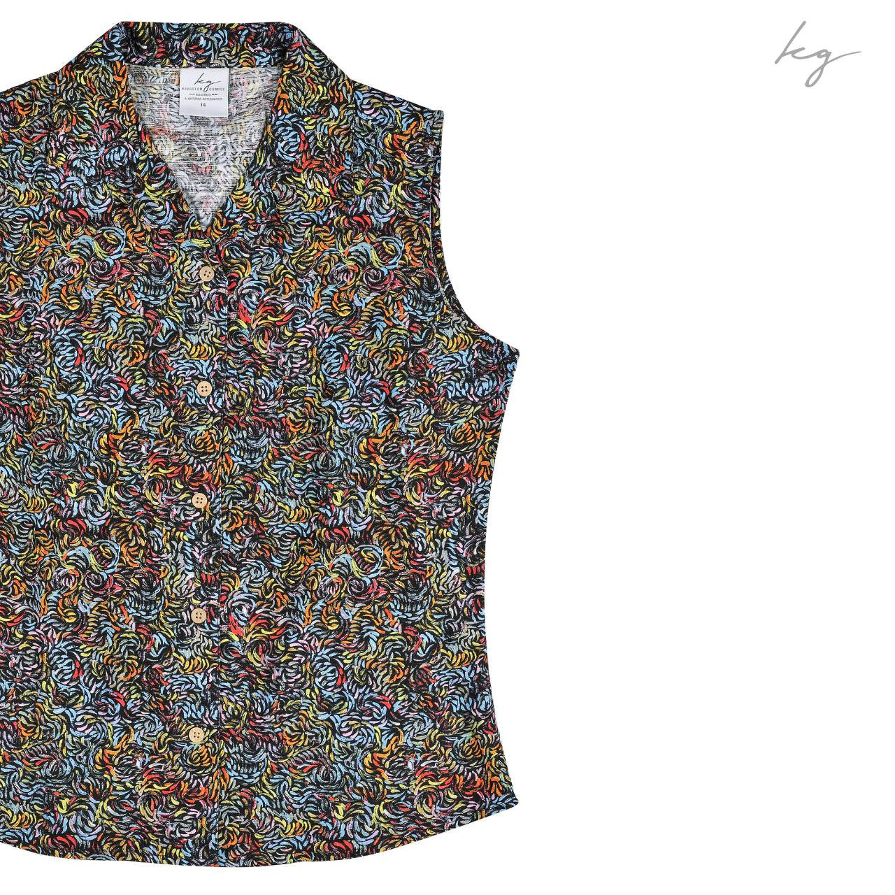 Sleeveless Shirt - Skinny Bush Banana