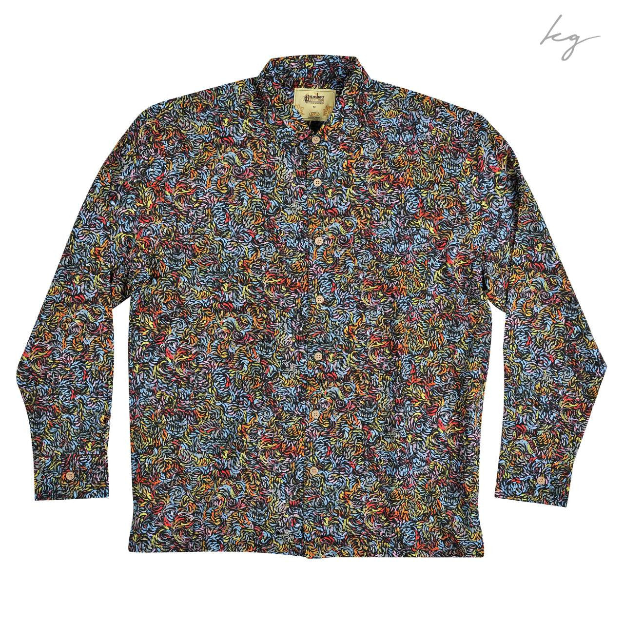 Men's Long Sleeve Shirt - Skinny Bush Banana