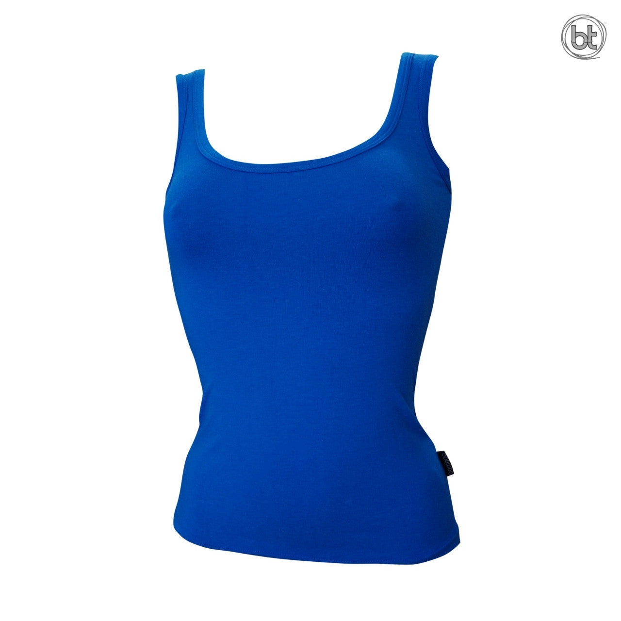 Bamboo Tight Fitting Singlets for Women - Blue