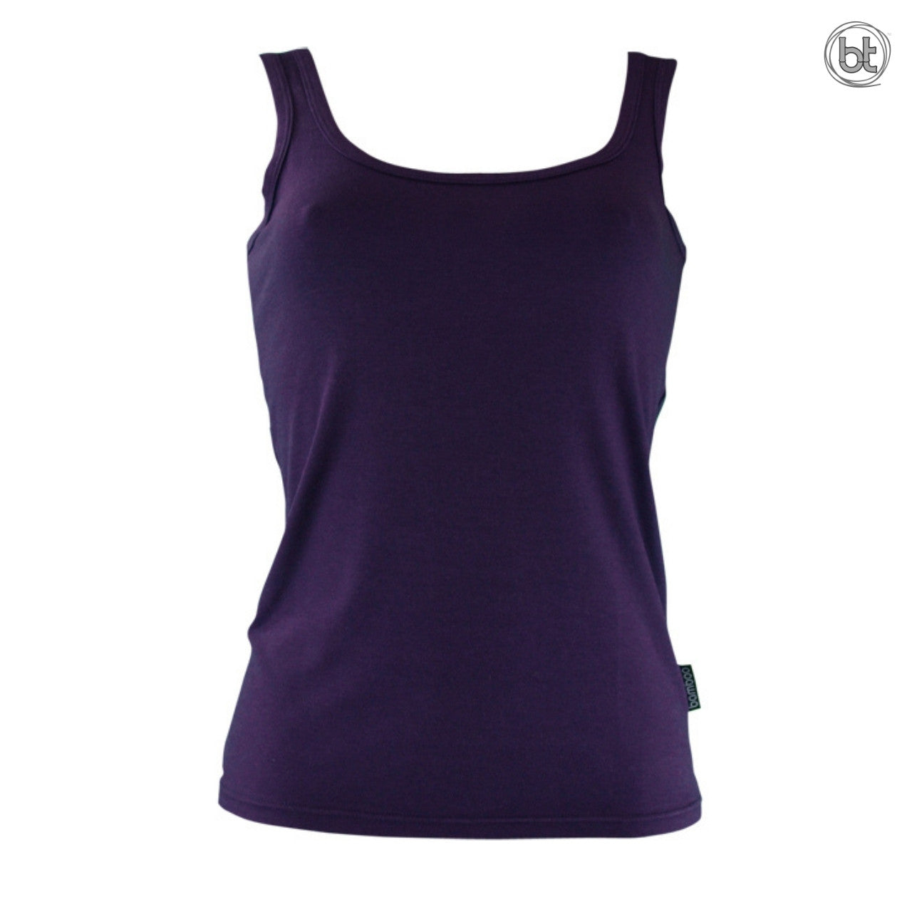 Bamboo Tight Fitting Singlets for Women - Purple