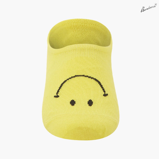 Bamboozld Invisible Socks - Smiley Sunshine