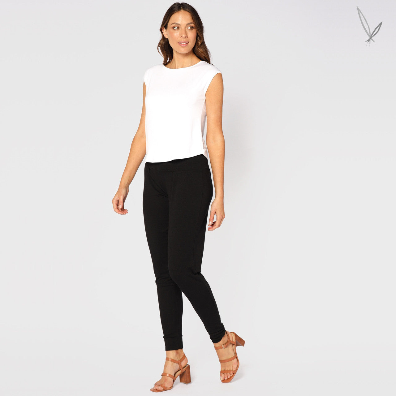 Women's Bamboo Softline Slouch Pants - Black