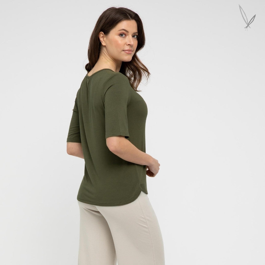Sophie Top - Dark Olive